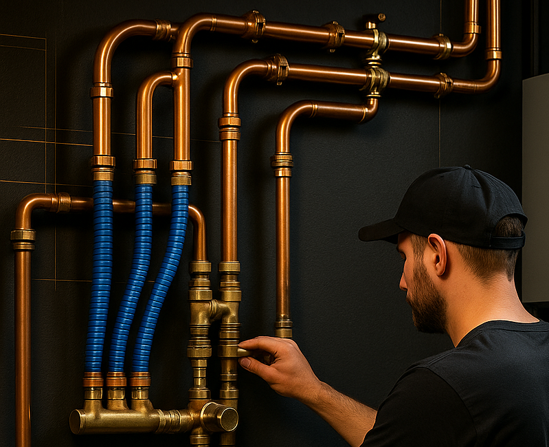 Instalacja wodno-kanalizacyjna w domu jednorodzinnym, hydraulik Lublin